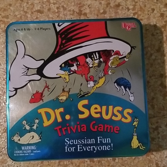 Doctor Seuss Trivia game neverbrand new